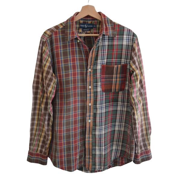Ralph Lauren Other - Ralph Lauren Vintage Mixed Plaid Button Down